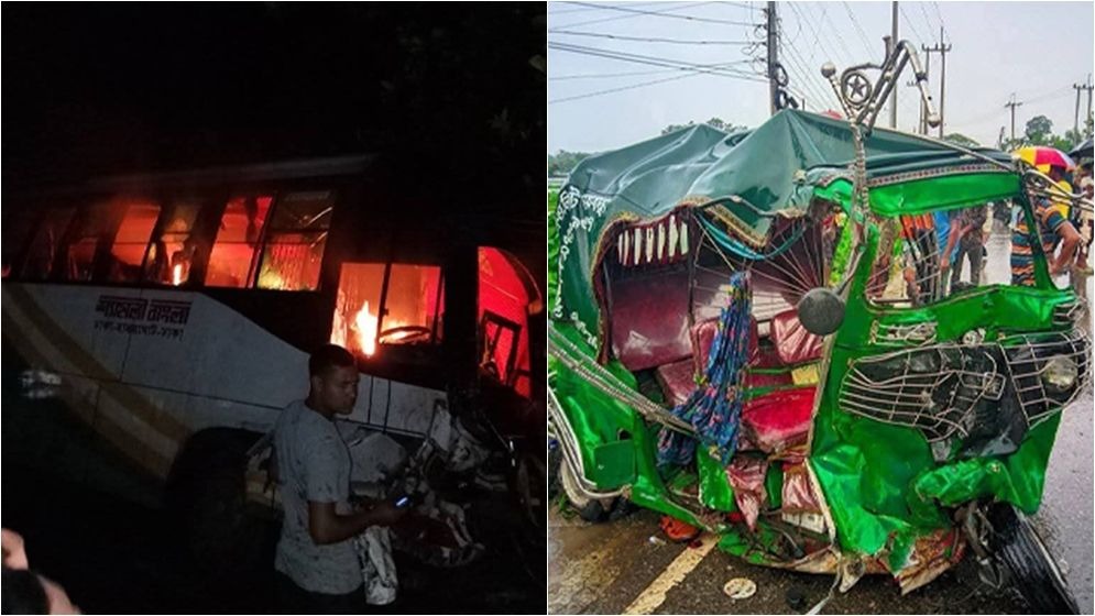 ময়মনসিংহের ফুলপুরে যাত্রীবাহী মাহেন্দ্রে বাসের ধাক্কায় নিহতের সংখ্যা বেড়ে আটজনে দাঁড়িয়েছে। এ ছাড়া তারাকান্দায় সিএনজিচালিত অটোরিকশার সঙ্গে অ্যাম্বুলেন্সের সংর্ঘষে নিহত হয়েছেন আরও তিনজন। এ নিয়ে জেলায় পৃথক দুই সড়ক দুর্ঘটনায় নিহত হয়েছেন ১১ জন।