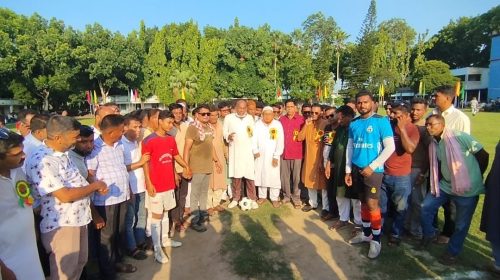 বাগুলাট ইউনিয়ন বিএনপি ফুটবল টুর্নামেন্ট ২০২৫ - কলেজ মাঠে দর্শনার্থীদের উপচে পড়া ভিড়