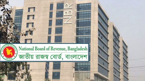 এনবিআরের অভিযান চালানোর সময় কর কর্মকর্তারা বিভিন্ন প্রতিষ্ঠানে যাচ্ছেন]