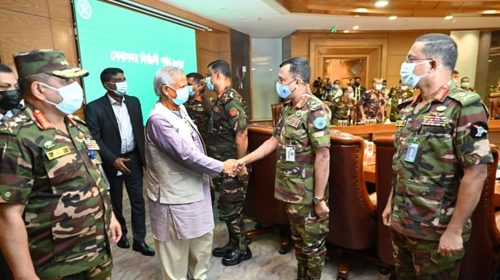 সেনা সদর নির্বাচনী পর্ষদের উদ্বোধন করলেন, প্রধান উপদেষ্টা